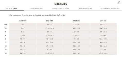 skims bodysuit size chart.